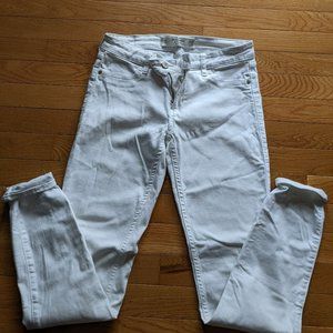 Abercrombie & Fitch Women's White Size 4R Jeggings